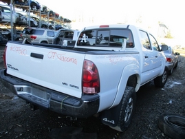 2007 TOYOTA TACOMA SR5 WHITE DOUBLE CAB 4.0L AT 4WD Z17560